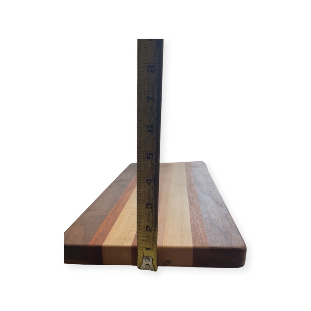 Locally Handmade Wood Cutting Board - Black Walnut, Mahogany, Maple Cherry - Picture 4 of 4